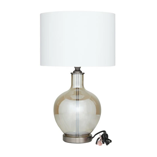 Best reviews of ✨ Studio 350 White Polyester Traditional Table Lamp - 17 X 17 X 27 ⌛ - Image 3