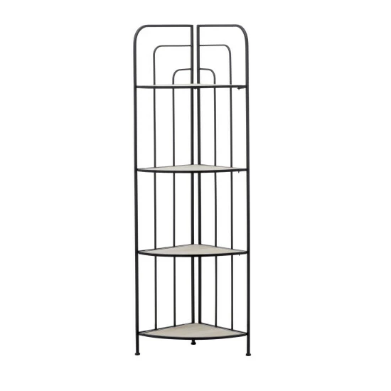 Promo ๐ Studio 350 Black Iron Modern Bakers Rack - 18 X 12 X 51 ๐งจ - Image 2