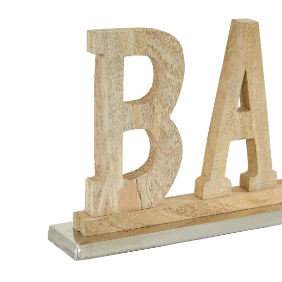 Buy ๐ Studio 350 Brown Wood Natural Decorative Sign 8 X 14 X 2 - 14 X 2 X 8 ๐งจ - Image 4