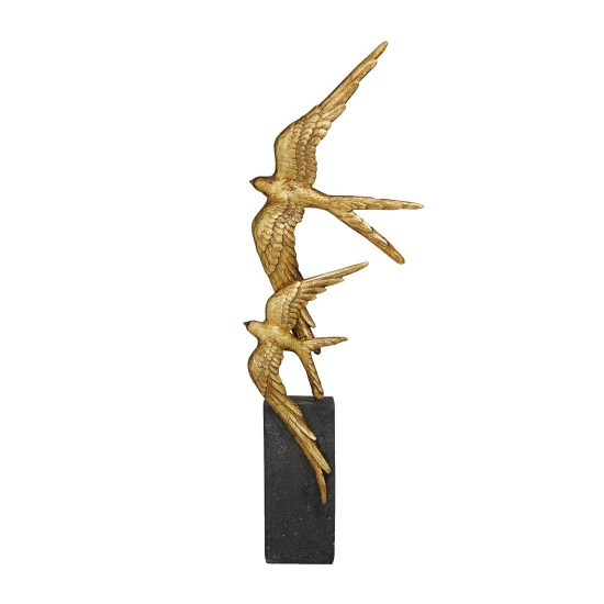 Flash Sale 🎉 Studio 350 Polystone Modern Birds Sculpture - 7 X 3 X 20 Black 🌟 - Image 6