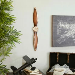 Brand new โ Studio 350 Metal Industrial Propeller Wall Decor Brown โค๏ธ
