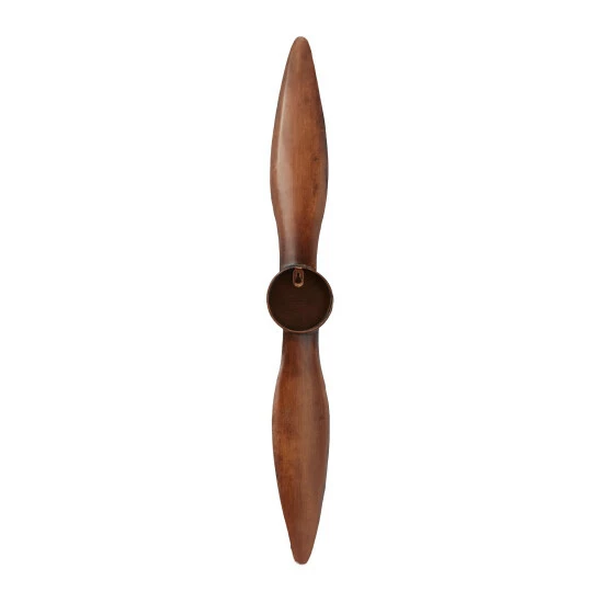 Brand new ⌛ Studio 350 Metal Industrial Propeller Wall Decor Brown ❤️ - Image 7