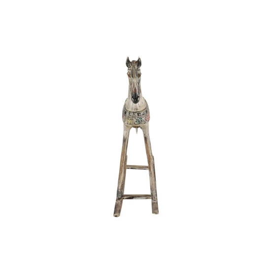 Cheapest ๐ Studio 350 White Albizia Wood Vintage Sculpture Horse 39 X 40 X 10 - 40 X 10 X 39 - 40 X 10 X 39 ๐ - Image 3