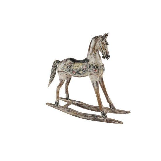 Cheapest ๐ Studio 350 White Albizia Wood Vintage Sculpture Horse 39 X 40 X 10 - 40 X 10 X 39 - 40 X 10 X 39 ๐ - Image 4