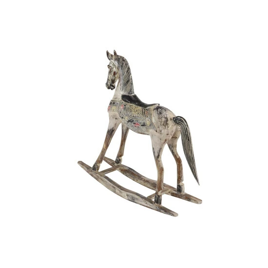 Cheapest ๐ Studio 350 White Albizia Wood Vintage Sculpture Horse 39 X 40 X 10 - 40 X 10 X 39 - 40 X 10 X 39 ๐ - Image 5