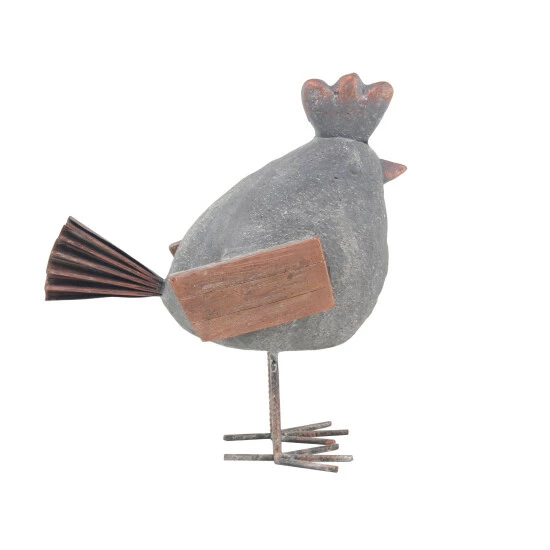 Top 10 🌟 Studio 350 Grey Polystone Rustic Garden Sculpture Rooster 18 X 10 X 15 - 10 X 15 X 18 🥰 - Image 3