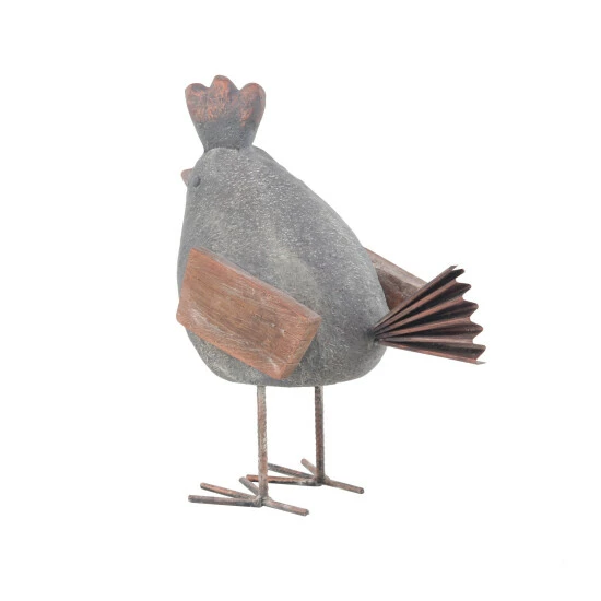 Top 10 🌟 Studio 350 Grey Polystone Rustic Garden Sculpture Rooster 18 X 10 X 15 - 10 X 15 X 18 🥰 - Image 5