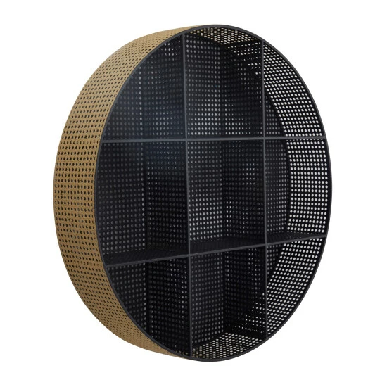 Best Sale ✨ Studio 350 Black Metal Modern Wall Shelf - 32 X 6 X 32 ⭐ - Image 4