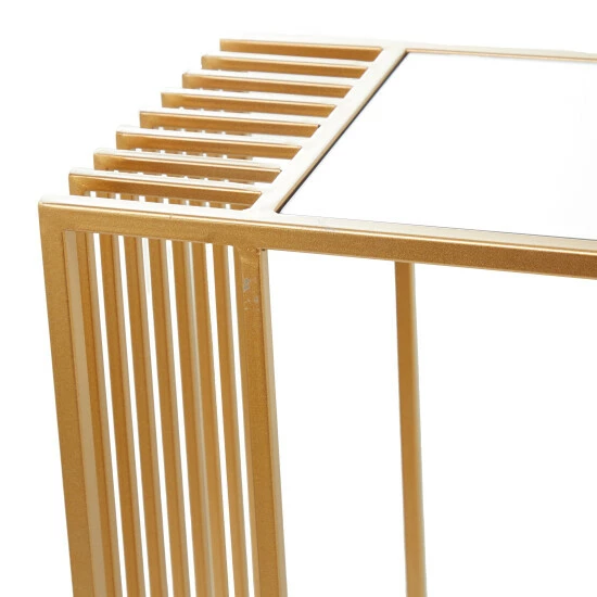 Cheapest โ๏ธ Studio 350 Gold Iron Contemporary Console Table - 44 X 13 X 31 ๐ - Image 4