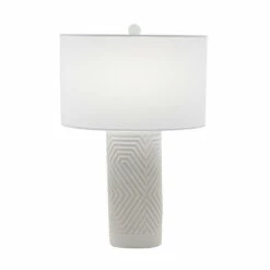 Discount 🔥 Studio 350 Modern 26 X 16 Inch White Polystone Table Lamp 🎁