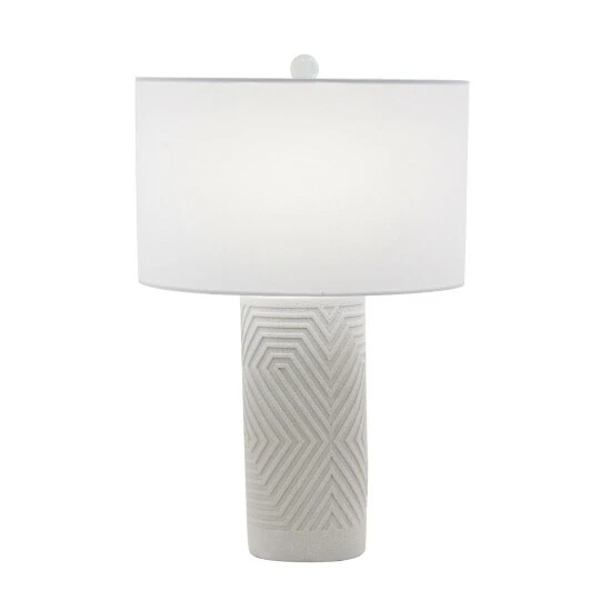 Discount 🔥 Studio 350 Modern 26 X 16 Inch White Polystone Table Lamp 🎁