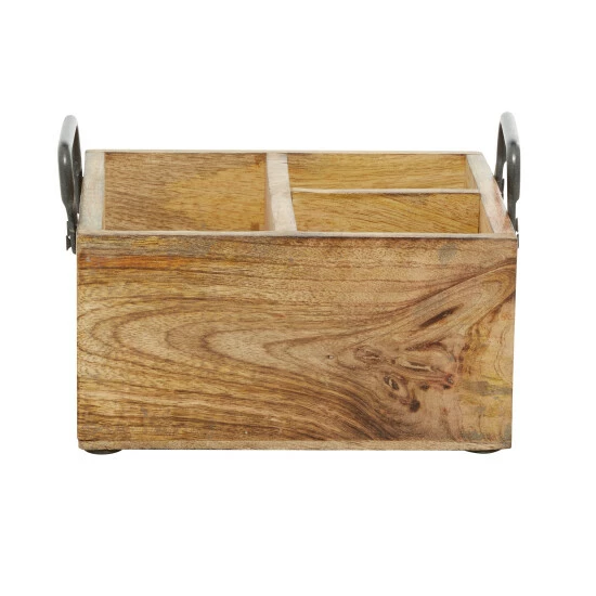 New ๐ Studio 350 Brown Wood Farmhouse Wine Holder 5 X 9 X 8 - 9 X 8 X 5 ๐ - Image 8