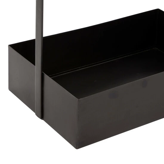 Deals ๐ฅฐ Studio 350 Brown Iron Farmhouse Storage Basket 12 X 14 X 9 - 14 X 9 X 12 ๐ - Image 6