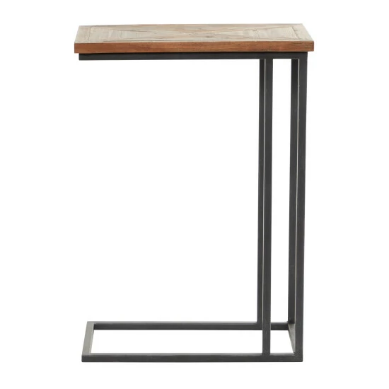 Outlet 👍 Studio 350 Brown Metal Rustic Accent Table - 19 X 11 X 26 👏 - Image 3
