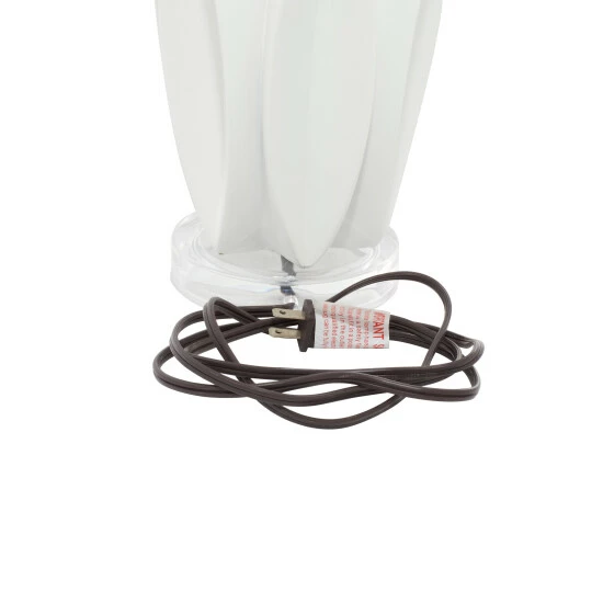 Buy 😍 Studio 350 White Polystone Coastal Accent Lamp 28 X 7 X 7 😀 - Image 5