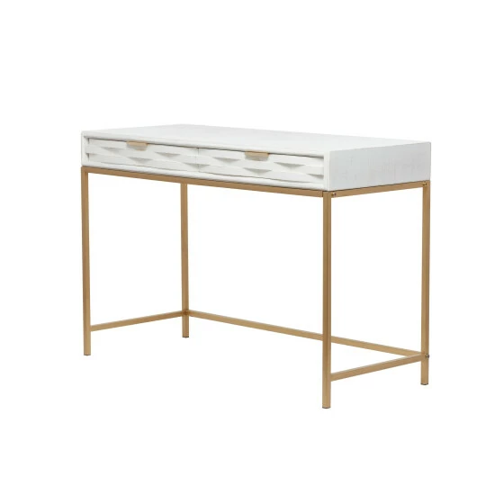 Buy 🎁 Studio 350 White Iron Contemporary Console Table 😍 - Image 4