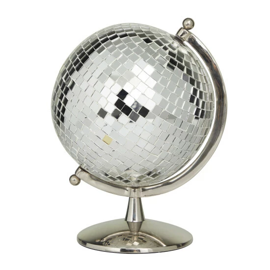Deals 😉 Studio 350 Stainless Steel Glam Globe Silver 🔥