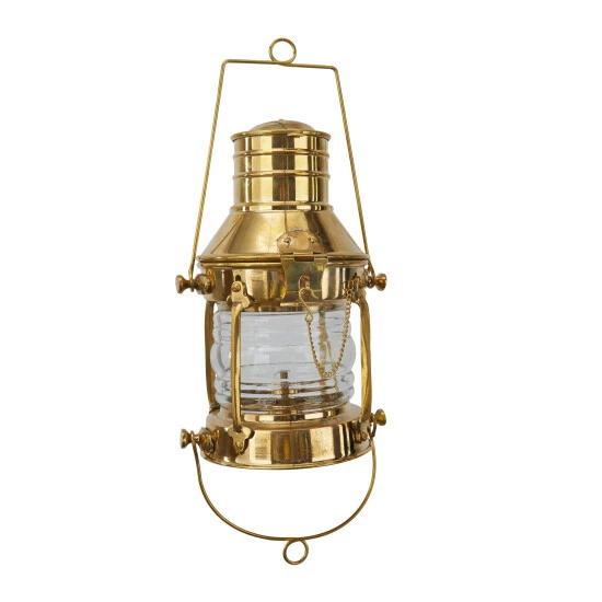Flash Sale 😀 Studio 350 Brass Nautical Lantern - 6 X 7 X 9 Gold 😀 - Image 2