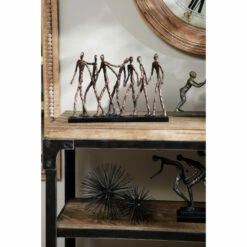 Flash Sale ✔️ Studio 350 Bronze Polystone Modern Sculpture People 11 X 15 X 3 - 15 X 3 X 11 🧨