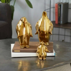Buy 😀 Studio 350 Gold Porcelain Glam Sculpture (Set Of 3) - S/3 11", 10", 6"H 🌟