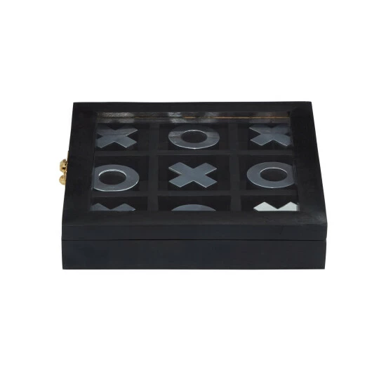 Best Sale 🥰 Studio 350 Black Wood Contemporary Game Set - 8 X 8 X 2 ⌛ - Image 3