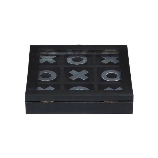 Best Sale 🥰 Studio 350 Black Wood Contemporary Game Set - 8 X 8 X 2 ⌛ - Image 8