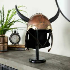 Best deal 😍 Studio 350 Bronze Iron Vintage Helmet 20 X 15 X 13 - 15 X 13 X 20 🔔