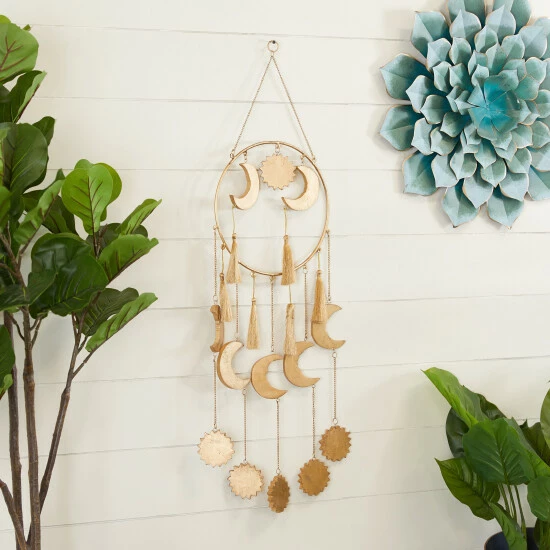 Buy ❤️ Studio 350 Gold Wood Transitional Windchime 🎉 - Image 2
