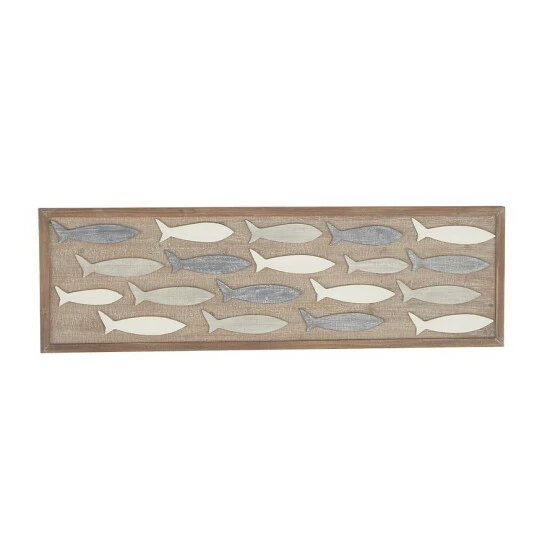 Best reviews of 🎉 Studio 350 Grey MDF Coastal Wall Decor Fish 13 X 42 X 2 🥰 - Image 2