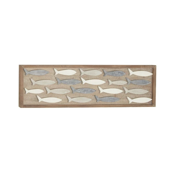 Best reviews of 🎉 Studio 350 Grey MDF Coastal Wall Decor Fish 13 X 42 X 2 🥰 - Image 4