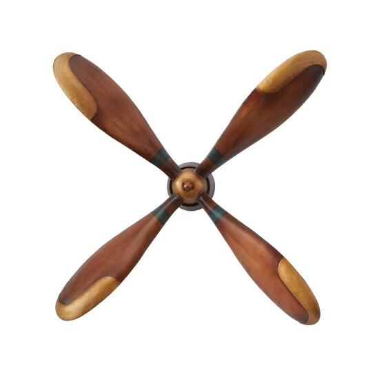 Best Sale ✨ Studio 350 Brown Metal Industrial Propeller Wall Decor 🧨 - Image 2