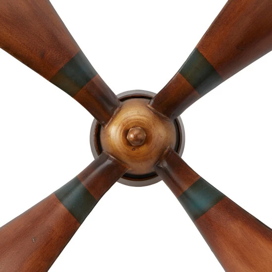 Best Sale ✨ Studio 350 Brown Metal Industrial Propeller Wall Decor 🧨 - Image 5