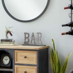 Flash Sale ⭐ Studio 350 Silver Aluminum Industrial Decorative Sign 8 X 15 X 2 - 15 X 2 X 8 ❤️