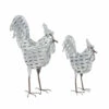 Best Pirce 🤩 Studio 350 The Gray Barn Jartop Rustic Iron Standing Rooster Sculptures (Set Of 2) 💯