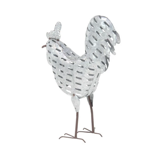 Best Pirce 🤩 Studio 350 The Gray Barn Jartop Rustic Iron Standing Rooster Sculptures (Set Of 2) 💯 - Image 4