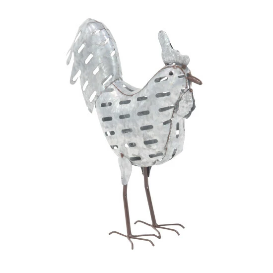 Best Pirce 🤩 Studio 350 The Gray Barn Jartop Rustic Iron Standing Rooster Sculptures (Set Of 2) 💯 - Image 5