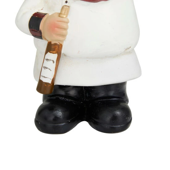 Budget ๐ Studio 350 White Polystone Traditional Chef Sculpture ( Set Of 3) - S/3 5", 4", 6"H ๐งจ - Image 5