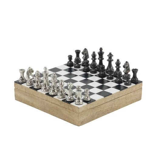 Best deal 🎁 Studio 350 Black Wood Traditional Game Set 3 X 12 X 12 ✨