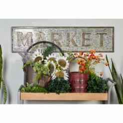 Brand new 💯 Studio 350 Grey Iron Farmhouse Wall Decor Text 9 X 36 X 1 🛒