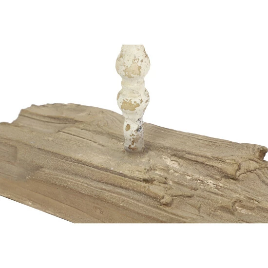 Promo 😉 Studio 350 Beige Polystone Vintage Sculpture 16 X 18 X 6 - 18 X 6 X 16 🎉 - Image 6