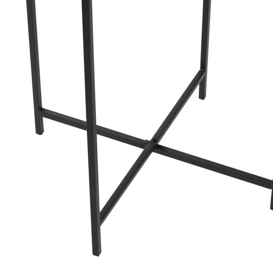 Deals ๐ Studio 350 Silver Aluminum Contemporary Accent Table 24 X 18 X 18 - 18 X 18 X 24Round ๐ - Image 6