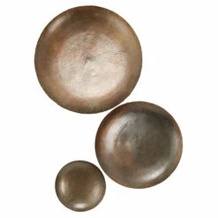 Cheapest ⌛ Studio 350 Bronze Iron Rustic Wall Decor Abstract (Set Of 3) 🎁