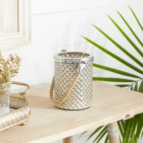 Promo ๐ Studio 350 Clear Glass Coastal Lantern 13 X 5 X 5 - 5 X 5 X 13 ๐ฏ