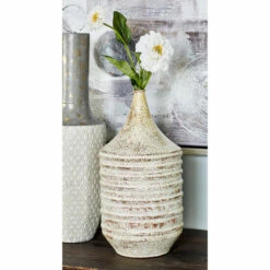 Cheapest ✔️ Studio 350 Traditional Narrow Distressed Metal Bottle Vase 🎁
