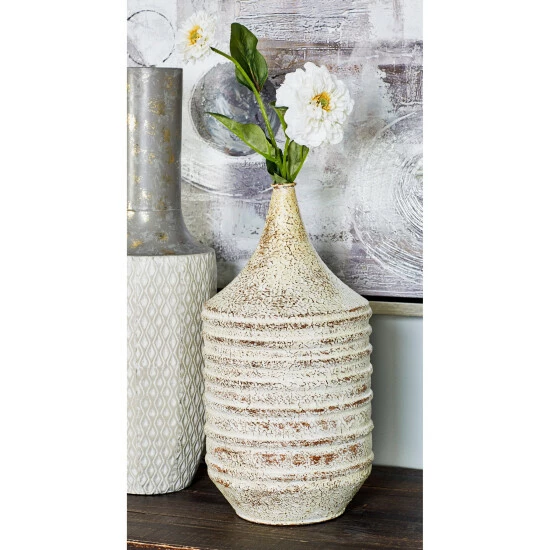 Cheapest ✔️ Studio 350 Traditional Narrow Distressed Metal Bottle Vase 🎁