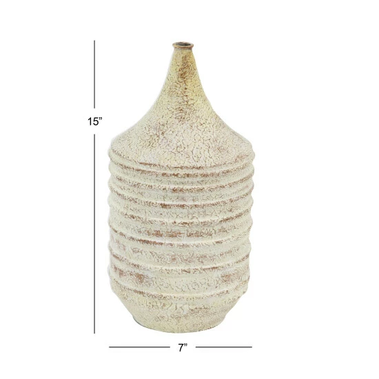Cheapest ✔️ Studio 350 Traditional Narrow Distressed Metal Bottle Vase 🎁 - Image 3