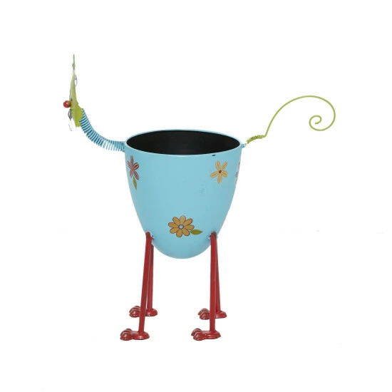 Best Sale ⭐ Studio 350 Blue Metal Farmhouse Planter 19 X 16 X 8 - 16 X 8 X 19 🌟 - Image 4