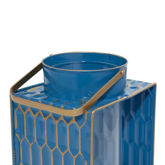 Outlet ๐ Studio 350 Multi Iron Coastal Lantern (Set Of 3) - 7 X 6 X 17 ๐ - Image 6