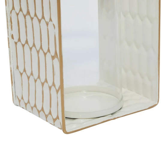 Outlet ๐ Studio 350 Multi Iron Coastal Lantern (Set Of 3) - 7 X 6 X 17 ๐ - Image 8