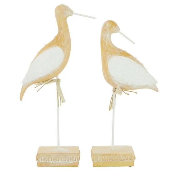 Best deal 🌟 Studio 350 Brown Resin Coastal Sculpture Bird (Set Of 2) - 5 X 6 X 17 And 3 X 17 X 15 ⭐ - Image 3